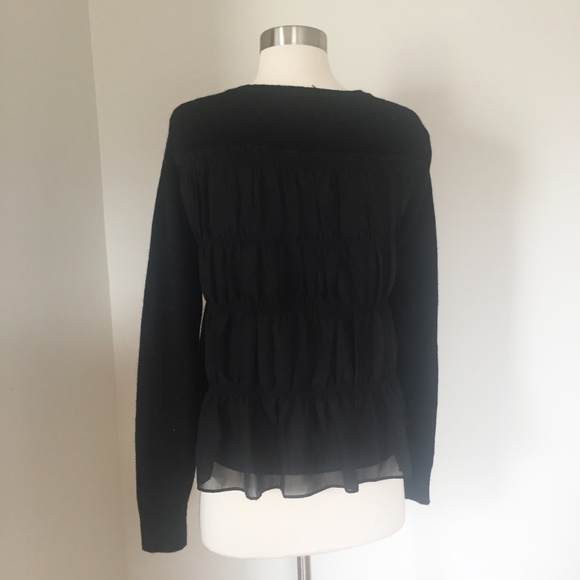 CLUB MONACO Linzy Sweater, Black, S/P - Picture 3 of 5